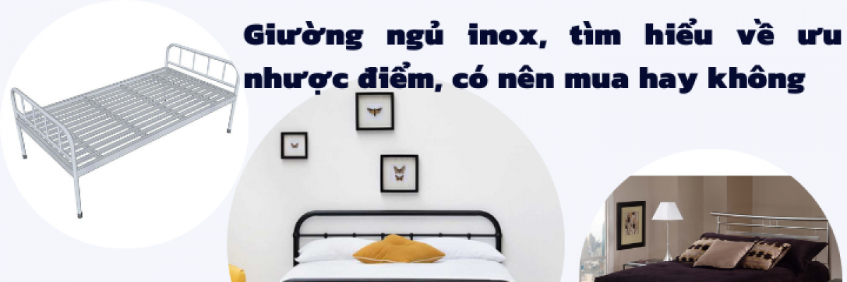 mẫu giường ngủ Inox đẹp