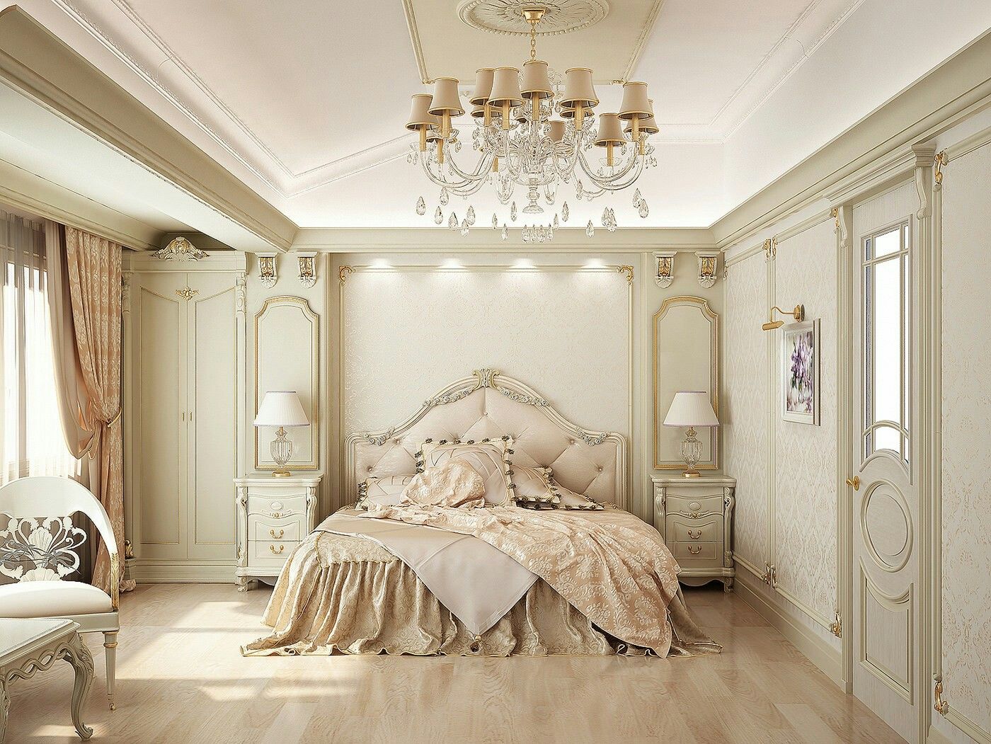 Thiết kế phòng ngủ theo phong cách cổ điển kiểu Pháp sang trọng  Future  Home