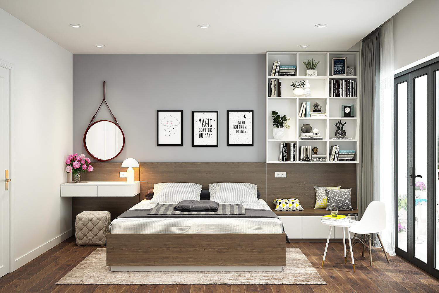 Thiết kế phòng ngủ 15m2 đẹp: Với xu hướng minimalist hiện nay, thiết kế phòng ngủ 15m2 đẹp đang trở thành xu hướng phổ biến. Bằng cách sử dụng những màu sáng, nội thất đơn giản và bố trí khoa học, phòng ngủ sẽ trở nên thoải mái và tinh tế. Nếu bạn đang có ý định thiết kế phòng ngủ cho riêng mình, hãy thử lựa chọn phong cách minimalist và tìm hiểu thêm về các mẫu thiết kế phòng ngủ đẹp nhất hiện nay.
