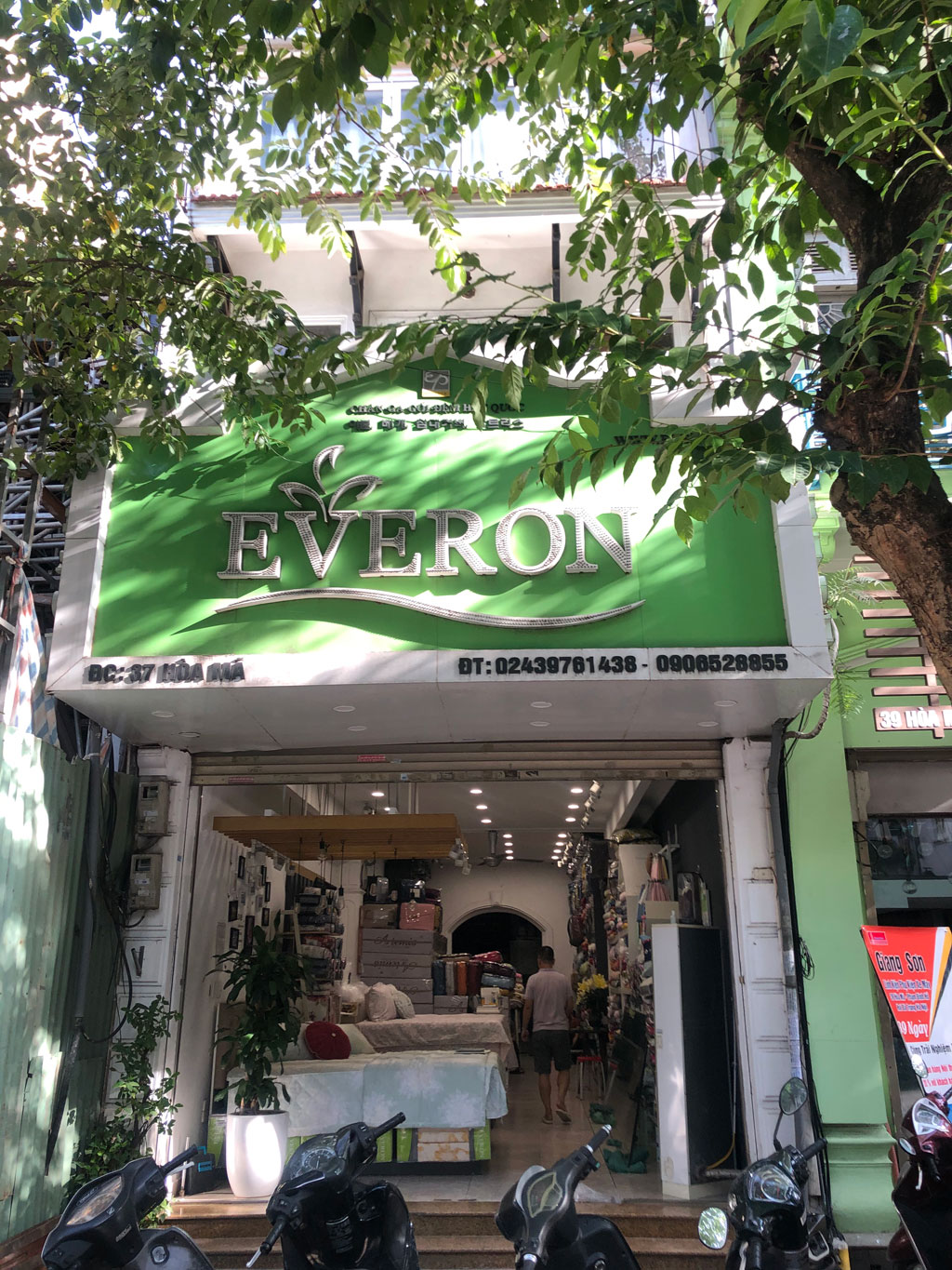 Đại lý Everon 37 Phố Hòa Mã thu hút đông đảo khách hàng tại Quận Hai Bà Trưng và các khu vực lân cận của Hà Nội.