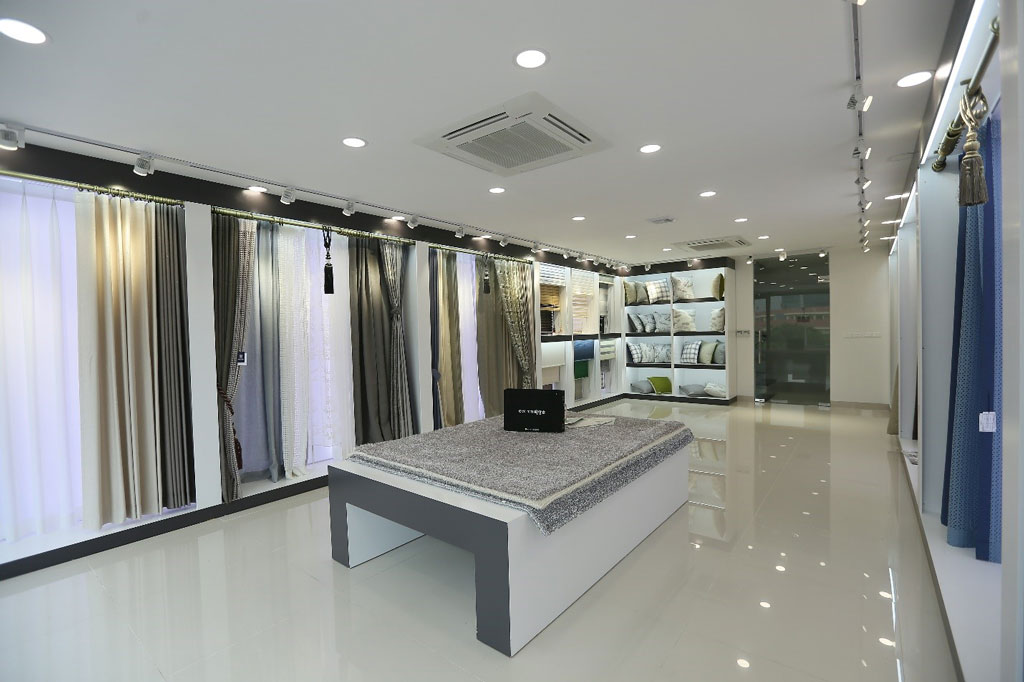 Tầng 3 được trưng bày các mẫu mành rèm Byuck Chang Ho đẹp nhất Hàn Quốc