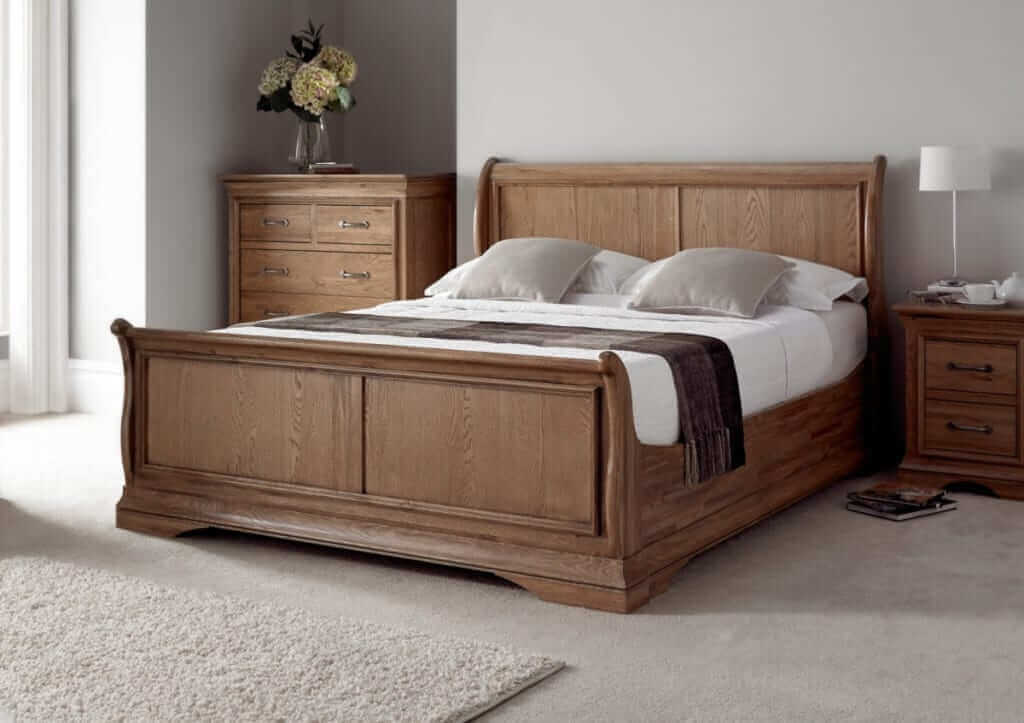 Top 13 mẫu giường gỗ xoan đào 2mx2m2 đẹp và sang trọng nhất