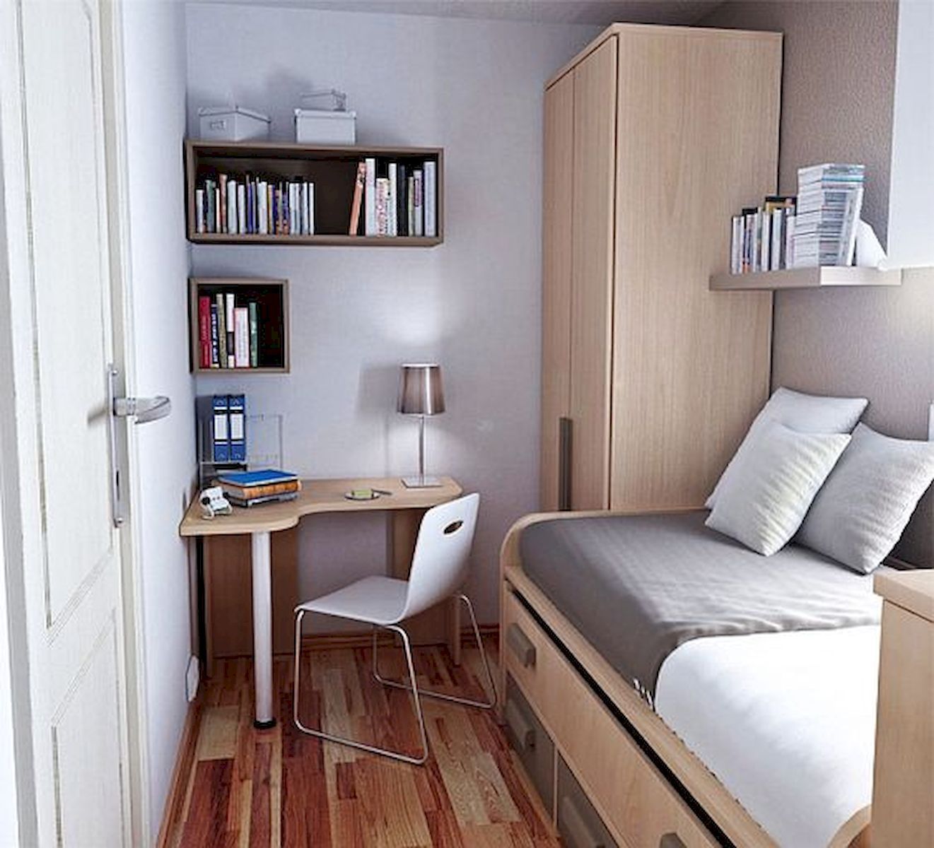 Cách thiết kế nội thất phòng ngủ nhỏ 10m2 đơn giản mà tiện ích không tưởng