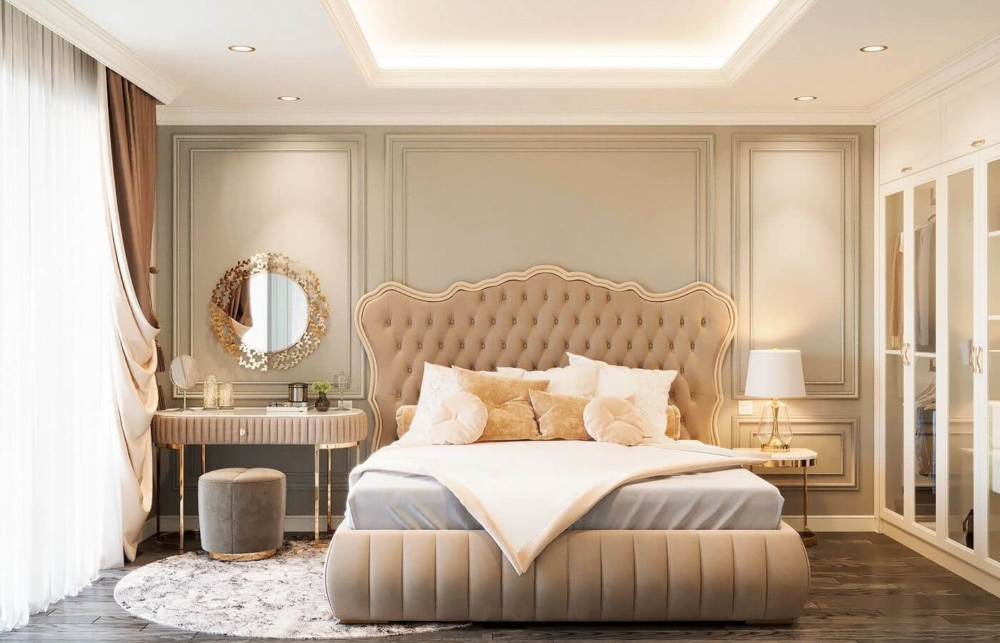 25 ý tưởng thiết kế nội thất phòng ngủ biệt thự đẹp và sang trọng 2022