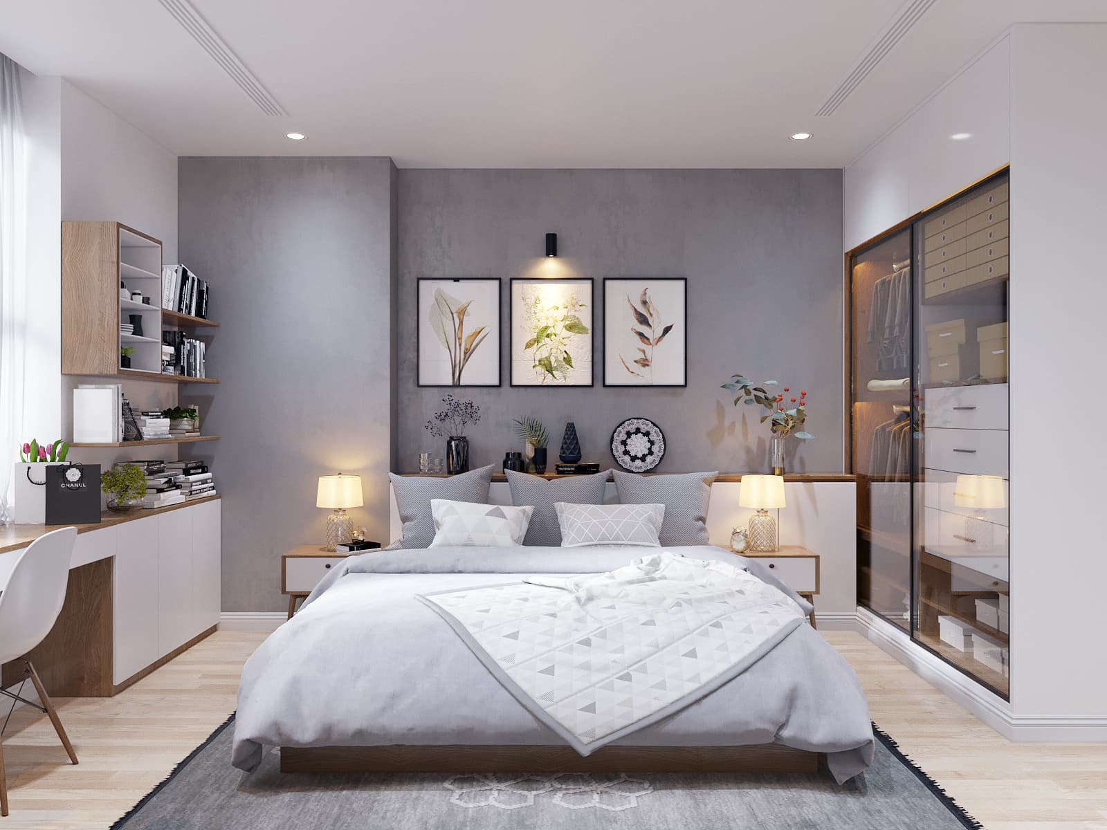Gợi ý thiết kế phòng ngủ đẹp cho nữ xinh lung linh  Gỗ Trang Trí