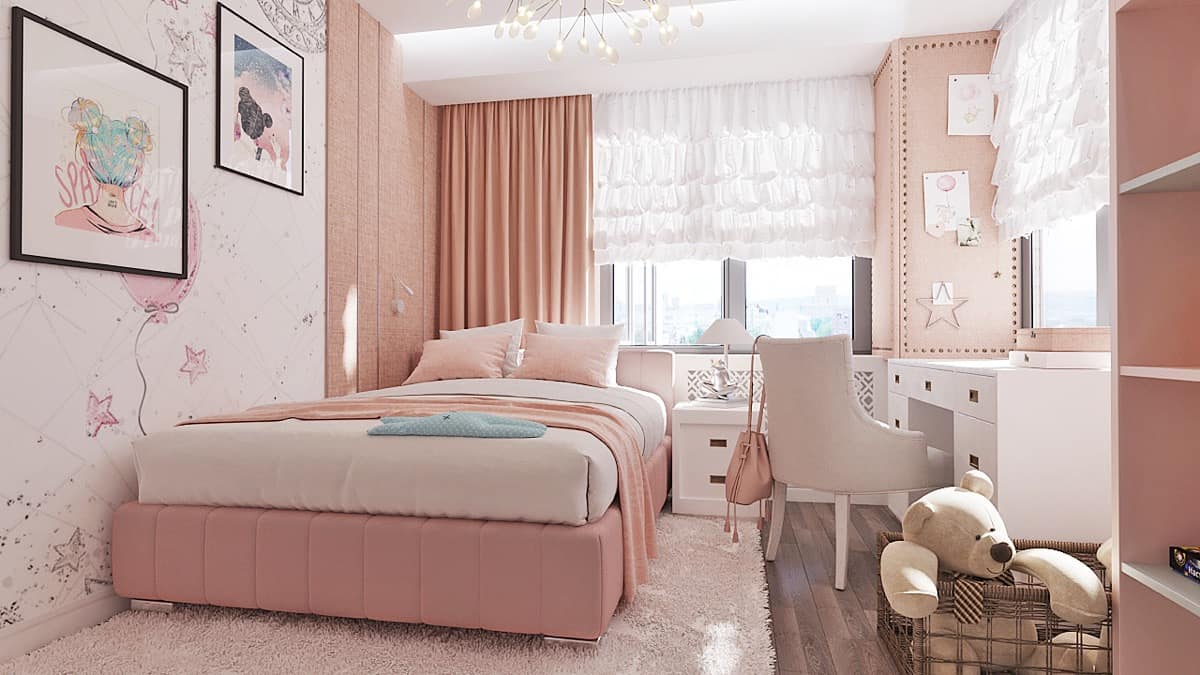 47 Mẫu giường ngủ màu hồng Đẹp nhẹ nhàng - Cuốn hút 2023