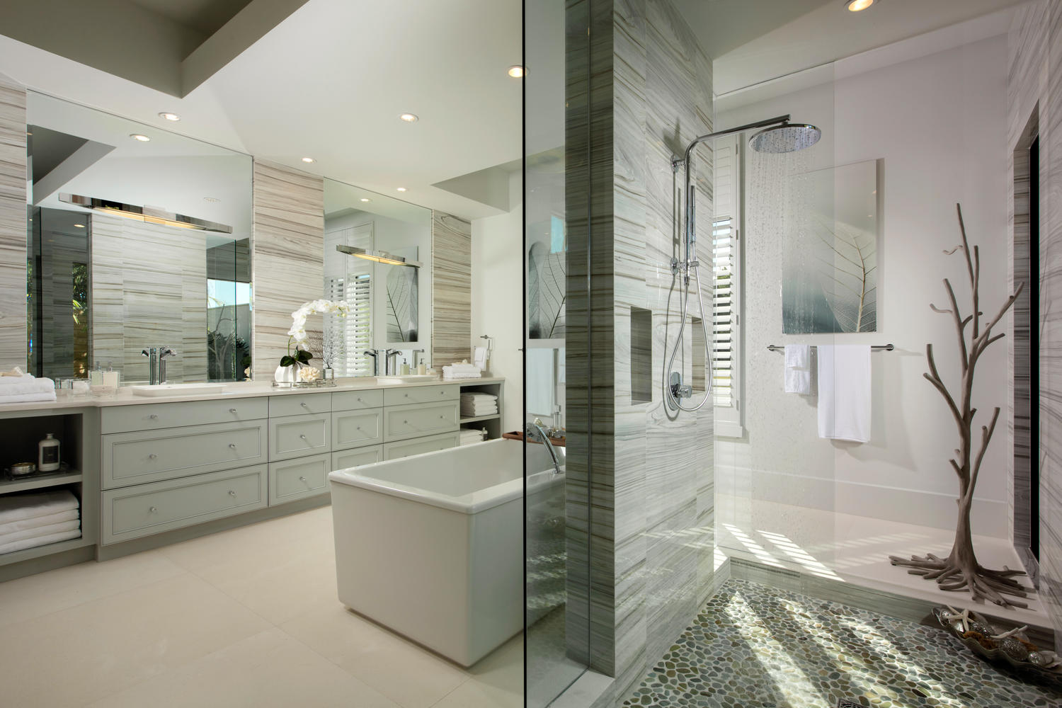 Phòng tắm master và những quy tắc trong thiết kế phòng tắm