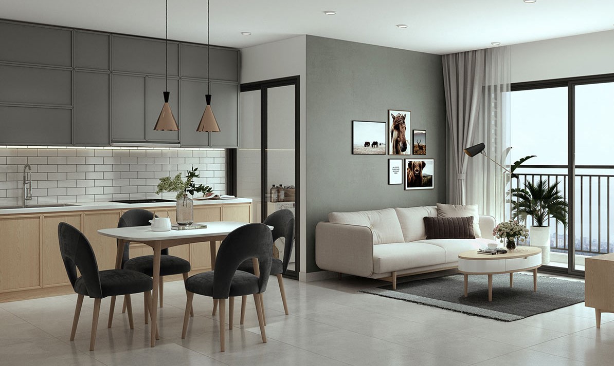 Top 25 mẫu thiết kế căn hộ 1 phòng ngủ đẹp và hiện đại nhất 2022
