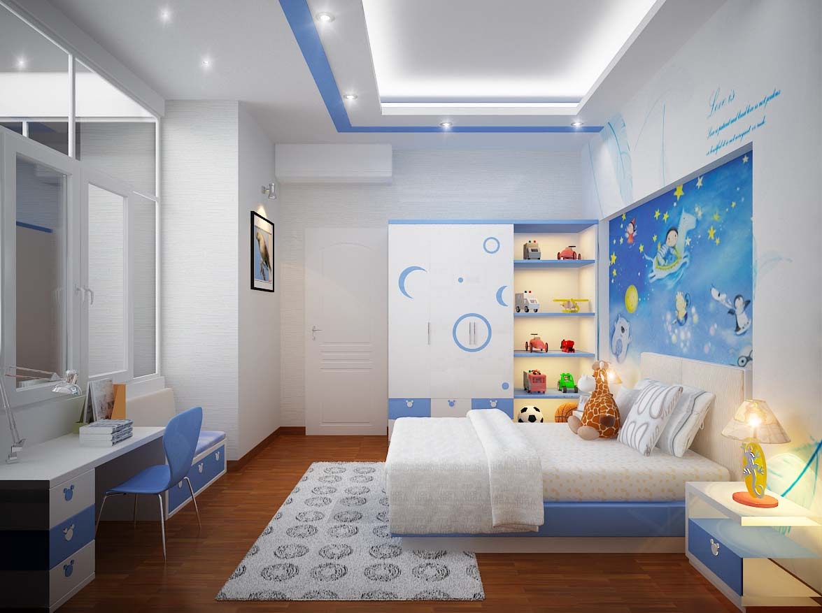 Mẫu thiết kế nội thất phòng ngủ trẻ em đẹp nhất hiện nay