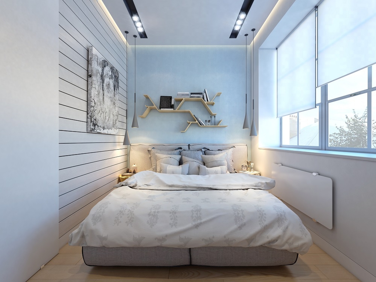 16 mẫu thiết kế trang trí phòng ngủ 3m2 siêu nhỏ đẹp